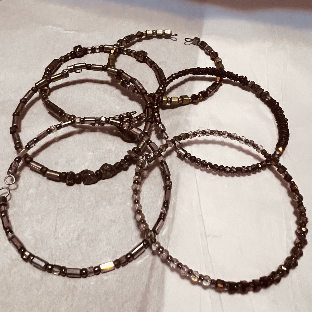 Set of 6 beaded bracelets purchased from Buckle